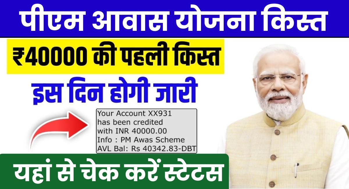 PM Awas Yojana First Kist Date