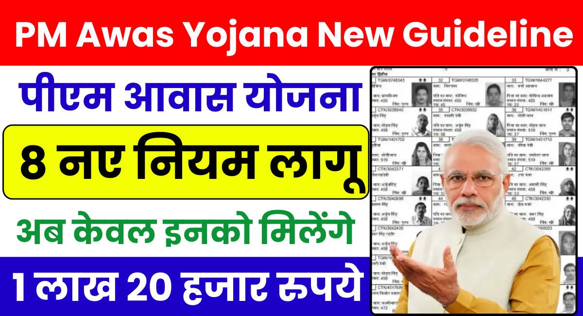 PM Awas Yojana New Guideline