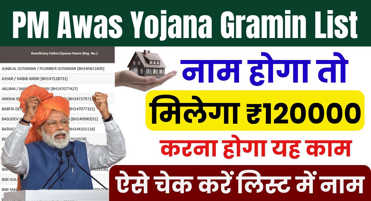 PM Awas Yojana Gramin List